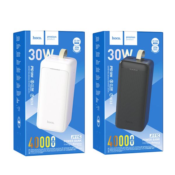 HOCO J111C 30W 40000mAh Portable Power Bank - Image 2