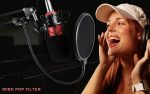 Wind Pop Filter for Microphone with Adjustable Arm - Image 3